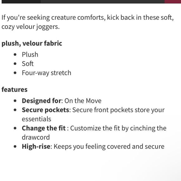 LULULEMON | Ready to Crush Full Length Velour Jogger Pants Women’s Size 4 - Picture 12 of 14